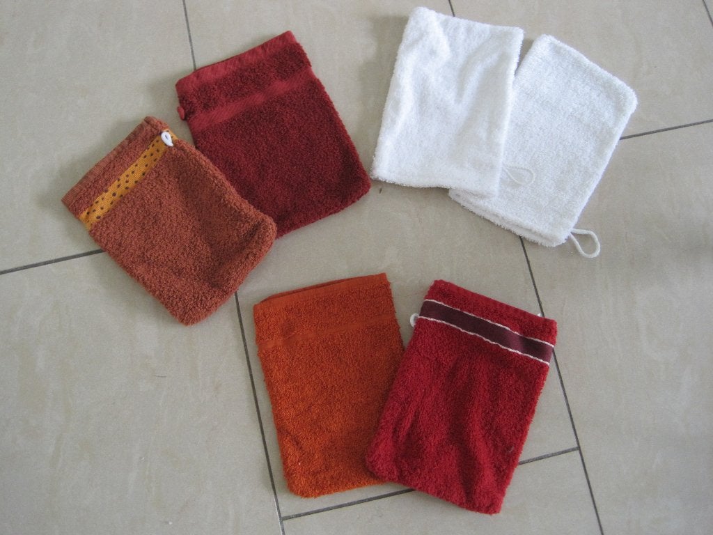 Nieuw: 6 st. washandjes, Ophalen, Nieuw