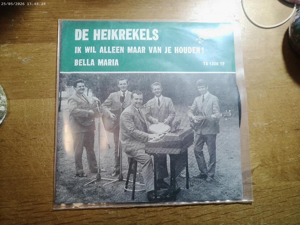 De heikrekels - Ik wil alleen maar van je houden, Gebruikt, Fotohoes, Single, Ophalen of Verzenden