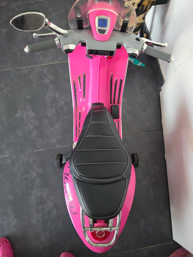 Roze elektrische scooter voor kinderen - 'Princess', Ophalen of Verzenden, Gebruikt, Overige typen