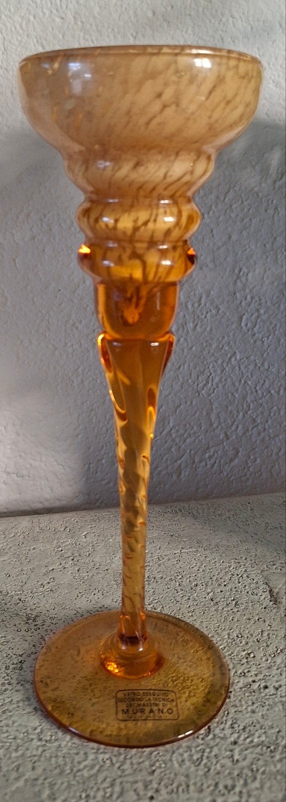 prachtig murano, kaarsenkandelaar of theelicht, Ophalen of Verzenden