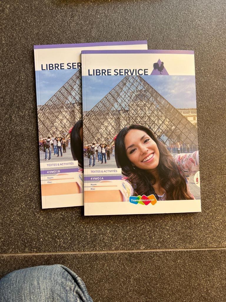 libre service 4 vwo set 2 a+ b frans schoolboek, Boeken, Schoolboeken, Ophalen, Zo goed als nieuw, VWO, Frans