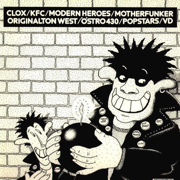 schallmauer sampler / v/a - punk/ndw + inserts - ZELDZAAM, LP, Gebruikt, Inclusief insert, Verzenden