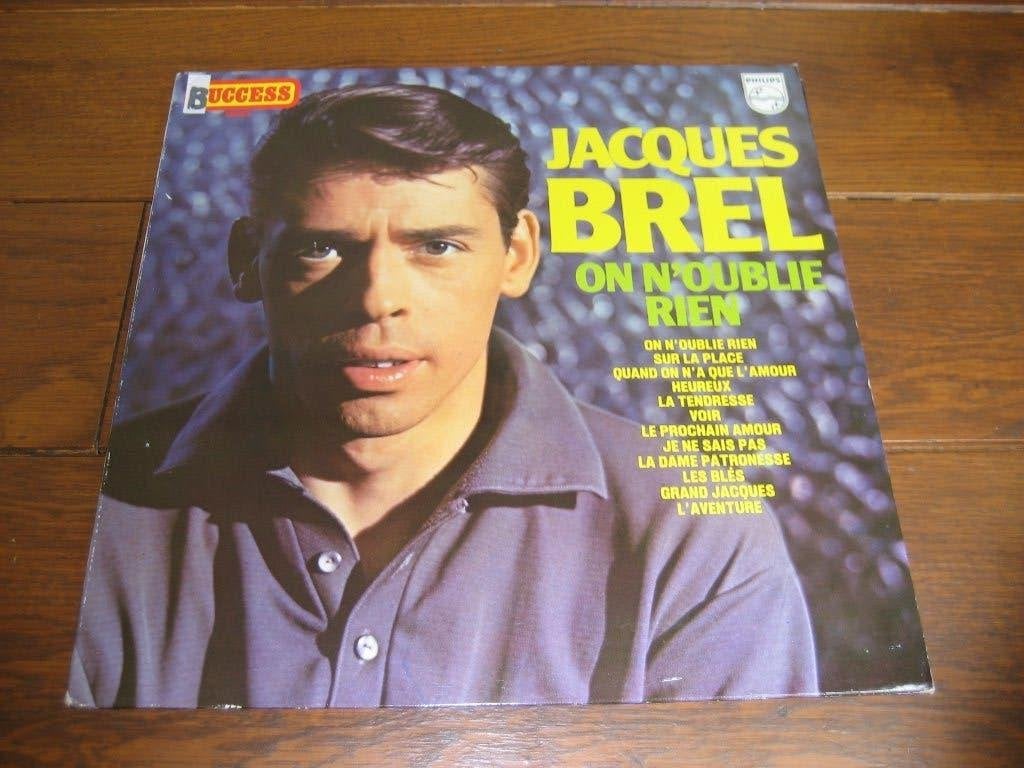 jacques brel lp, Cd's en Dvd's, Ophalen of Verzenden, Gebruikt, 12 inch, LP