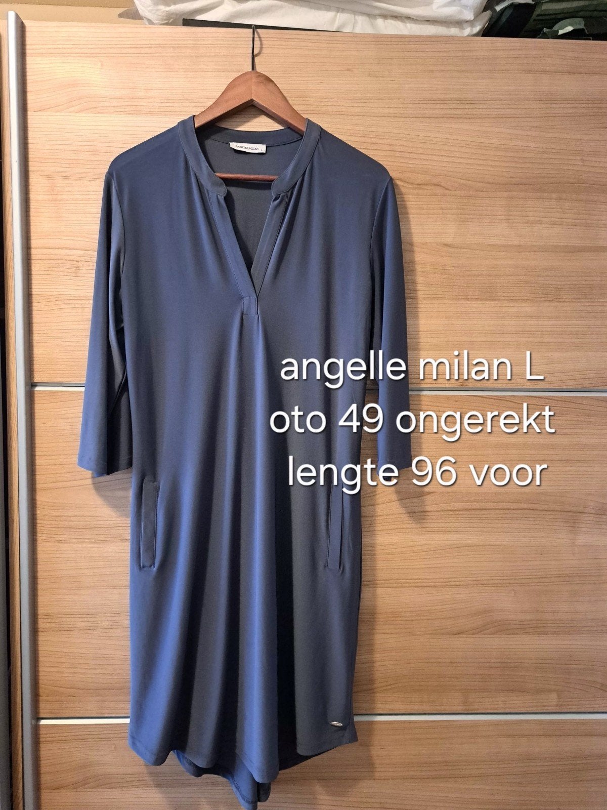 angelle milan jurk maat L, Angelle Milan, Ophalen of Verzenden, Zo goed als nieuw, Maat 42/44 (L)