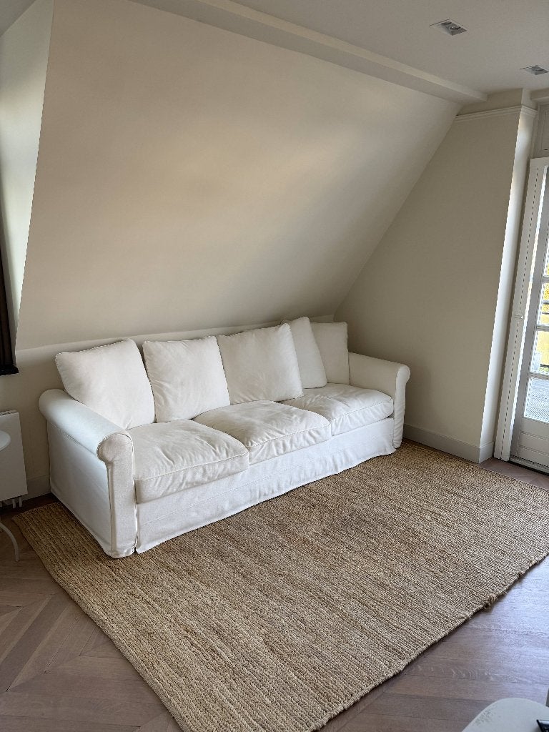 EKTORP 3-zitsbank Blekinge wit IKEA, Ophalen, Gebruikt, Driepersoons, 75 tot 100 cm