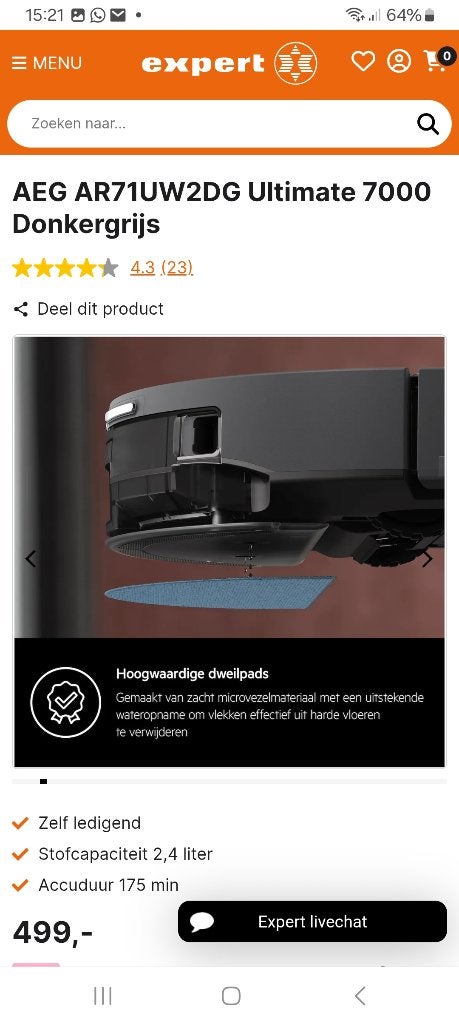 Foto 4 van Robotstofzuiger
