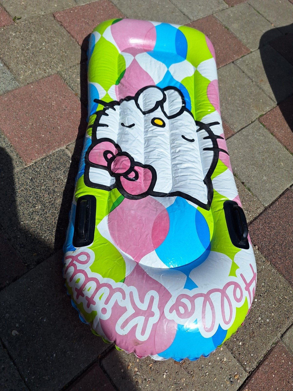 Hello Kitty opblaasbaar luchtbed/zwemmatras, Ophalen, Gebruikt