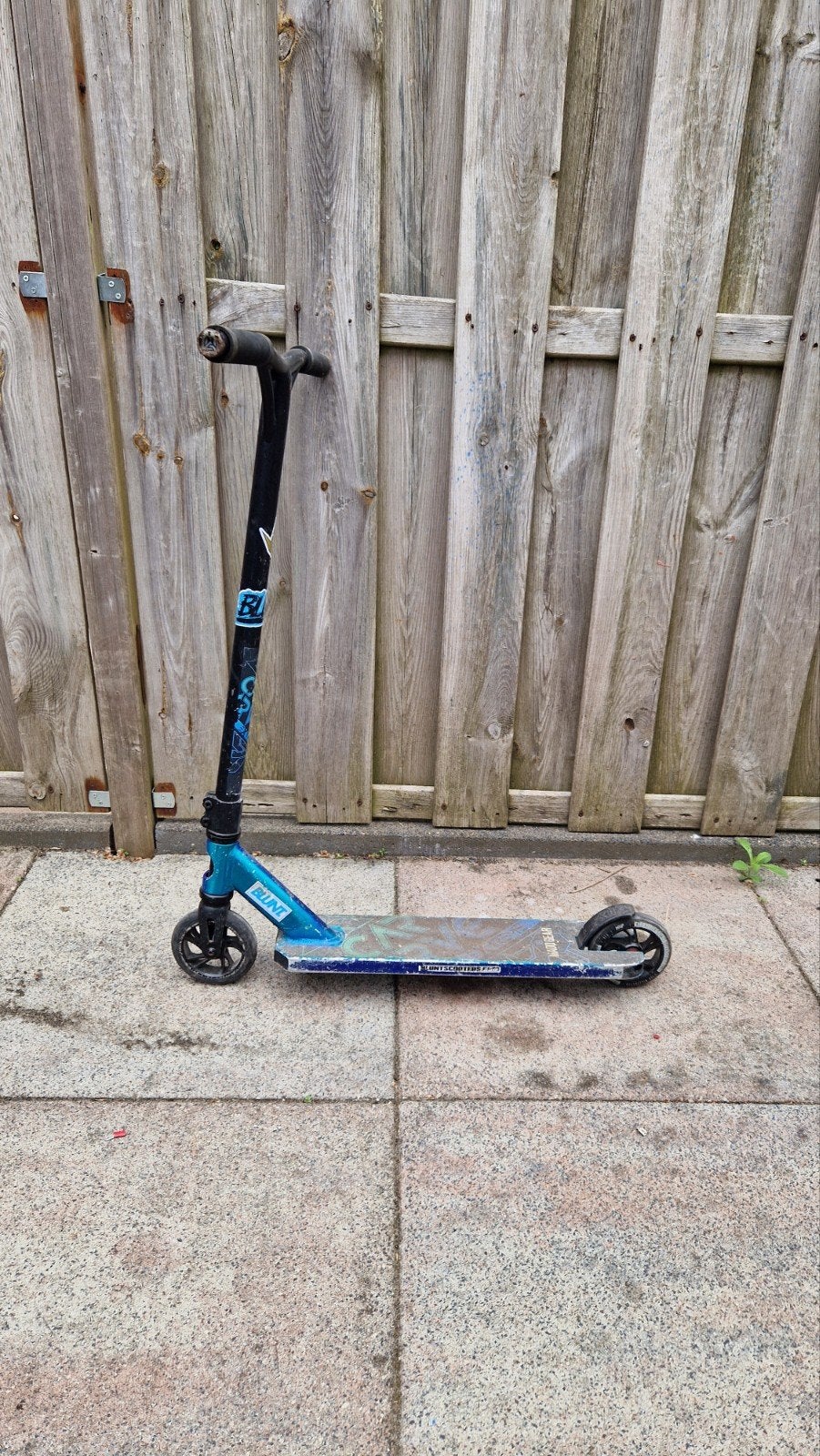 Stuntstep - Blauw/Zwart - Gebruikt, Ophalen