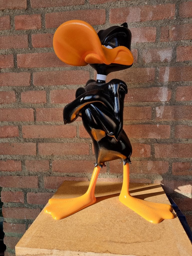 Daffy Duck beeld, Verzamelen, Ophalen of Verzenden, Overige figuren, Nieuw, Beeldje of Figuurtje