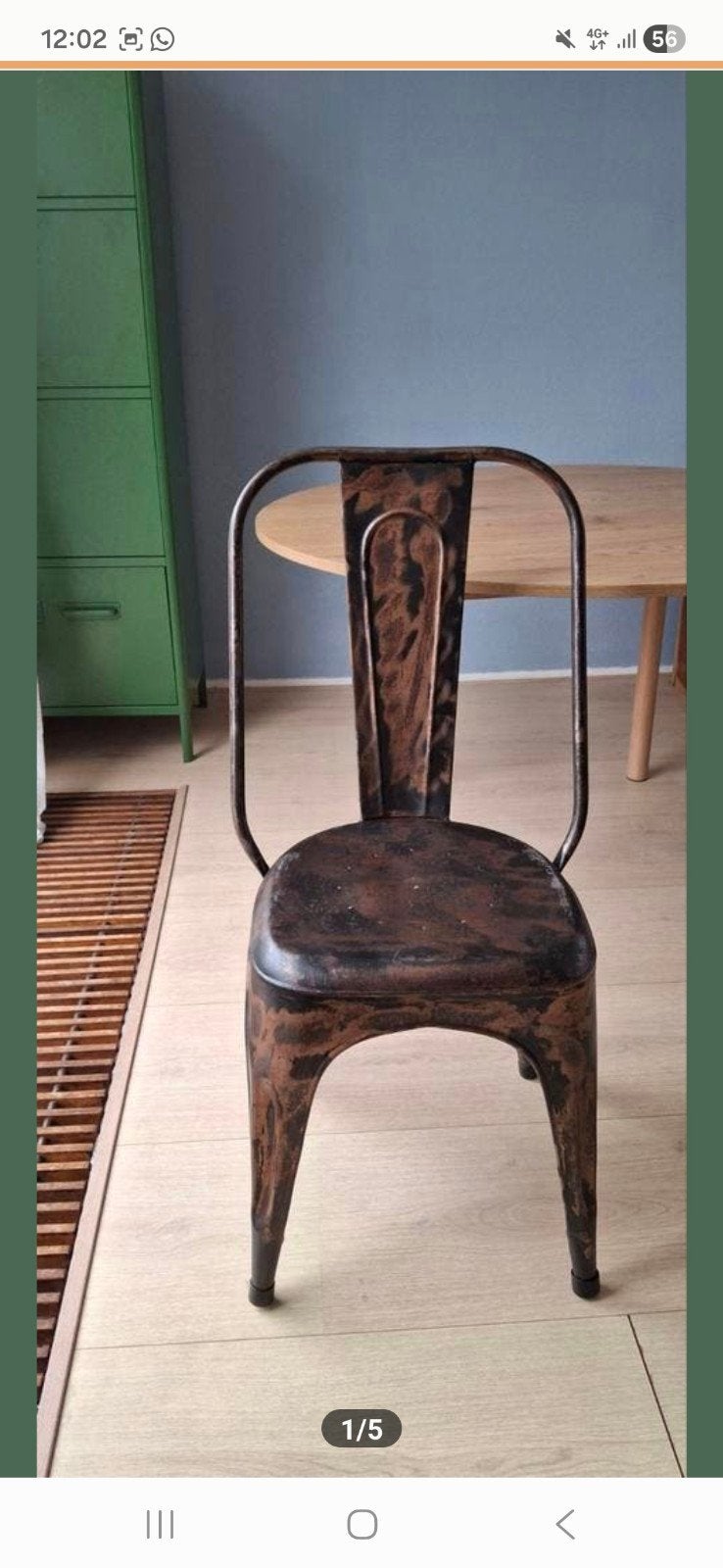 Unieke Tolix vintage stoelen - 'Roest versie (prijs p/st), Ophalen