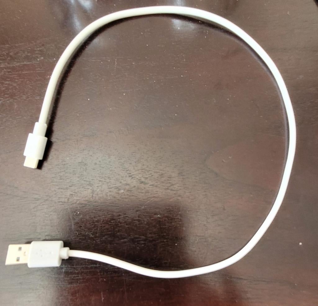 USB naar micro USB kabel, wit, ca. 50 cm, Ophalen of Verzenden, Nieuw, Samsung