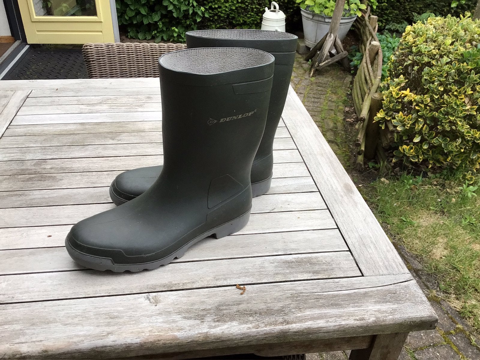 Dunlop laarzen, Tuin en Terras, Werkkleding, Ophalen of Verzenden, Zo goed als nieuw, Laarzen