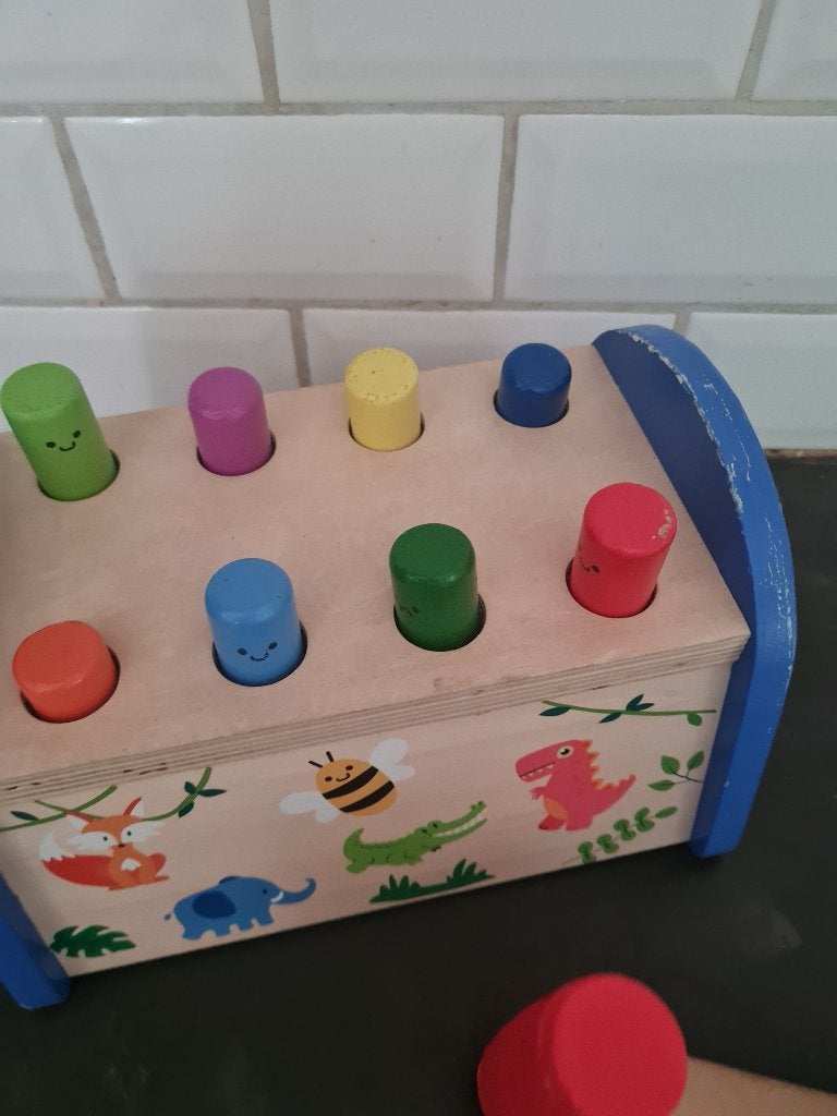 houten hamertje tik speelgoed, Heikant 21 Kaatsheuvel, Overige typen, Belle Vieille Brocante, Ophalen of Verzenden