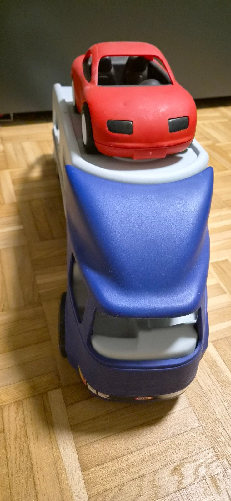 Little Tikes Vrachtwagen Oplegger met 2 Auto's, Kinderen en Baby's, Speelgoed | Speelgoedvoertuigen, Ophalen, Zo goed als nieuw