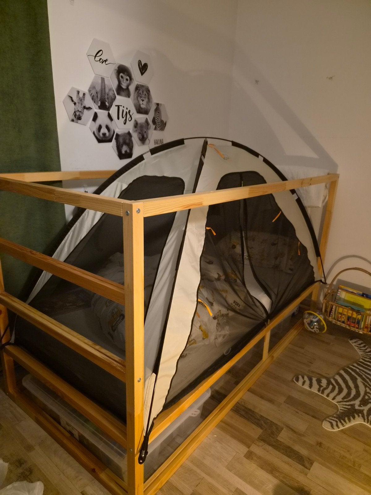 deryan bedtent klamboe ivory 200x90, Ophalen, Zo goed als nieuw, Klamboe