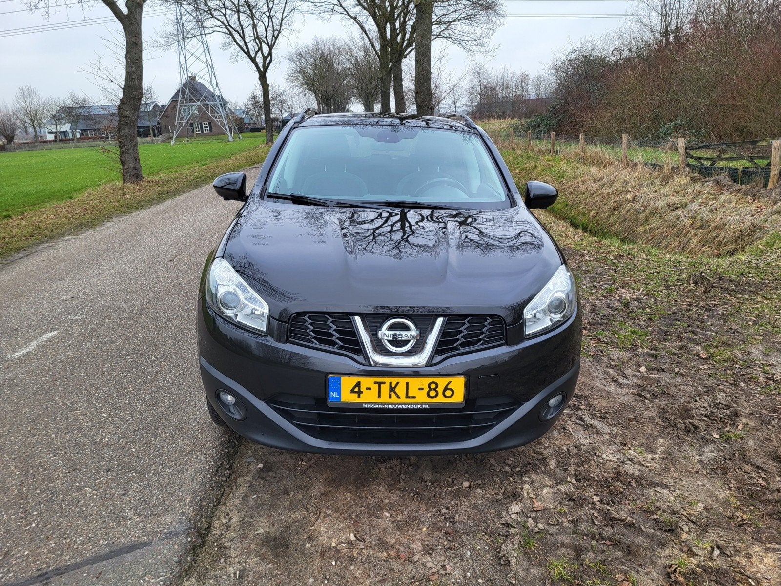 Nissan Qashqai 1.6 2WD 2014 APK 04-2027 Panodak 360Cam Zwart, Auto's, Voorwielaandrijving, Zwart, 4 cilinders, 1210 kg