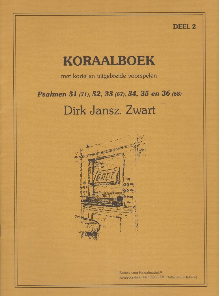 Dirk Jansz. Zwart - KORAALBOEK - DEEL 2, Ophalen of Verzenden, Gebruikt, Artiest of Componist, Populair
