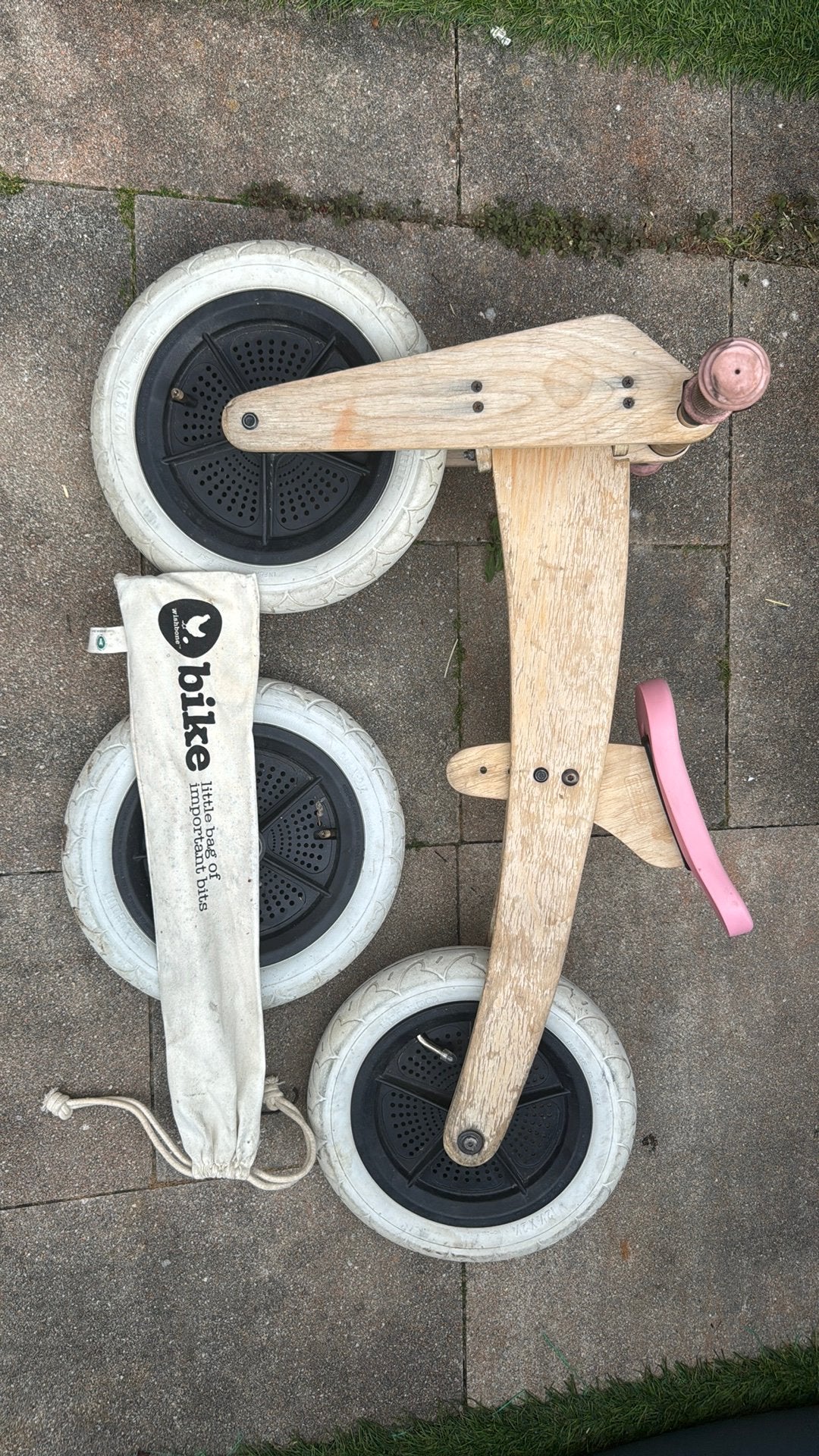 Houten Wishbone bike, Ophalen, Gebruikt, Loopfiets