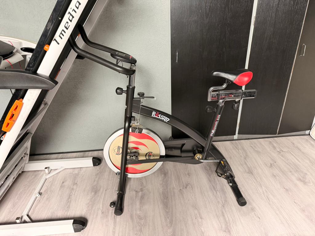 Spinbike spin fiets home trainer rossler verstelbaar, Ophalen, Zo goed als nieuw, Overige typen