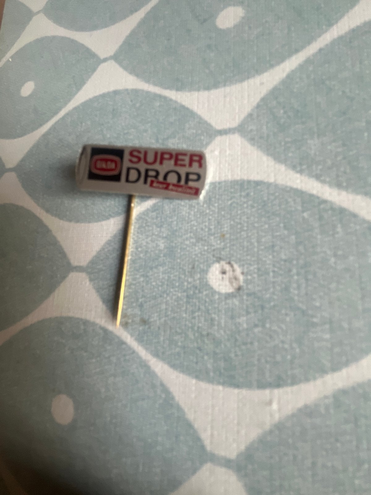 Vintage Super Drop Speldje - Snoep Reclame Pin, Ophalen of Verzenden, Gebruikt, Merk, Speldje of Pin