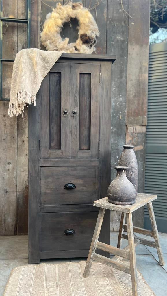 Teak houten kast | Aurapeeperkorn / hoffz stijl, Ophalen of Verzenden, Zo goed als nieuw