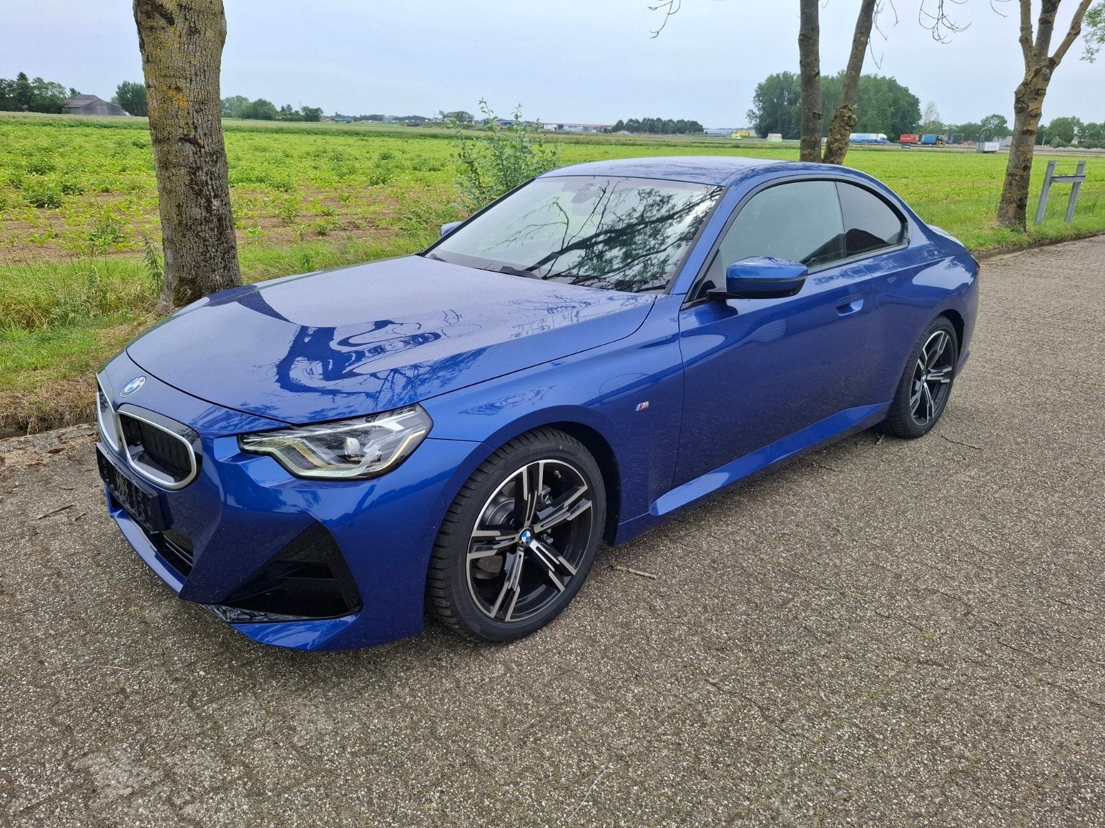 Bmw 218i m sport pakket 2025 blauw, Bedrijf, Te koop
