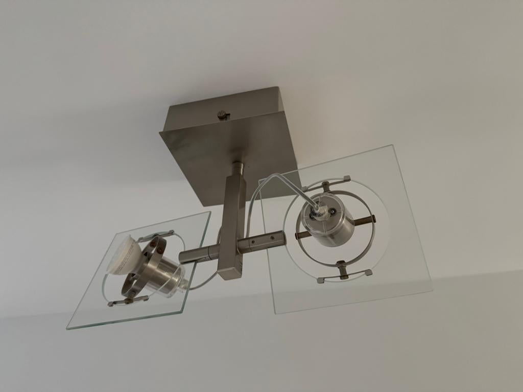 FUGA ikea plafondlamp duo 4 stuks, Ophalen of Verzenden, Gebruikt