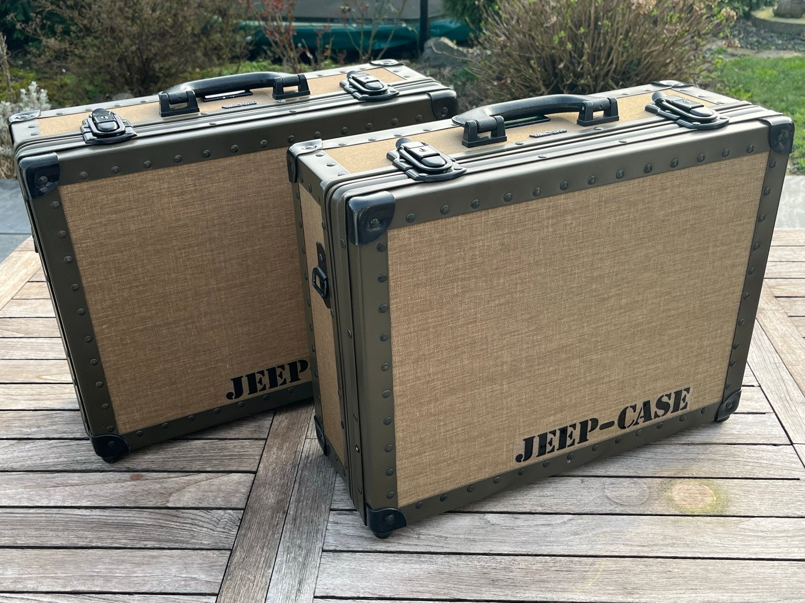 2 Rimowa Jeep-case koffers - Vintage en zeldzaam, 50 tot 60 cm, Slot, Ophalen of Verzenden, Zo goed als nieuw