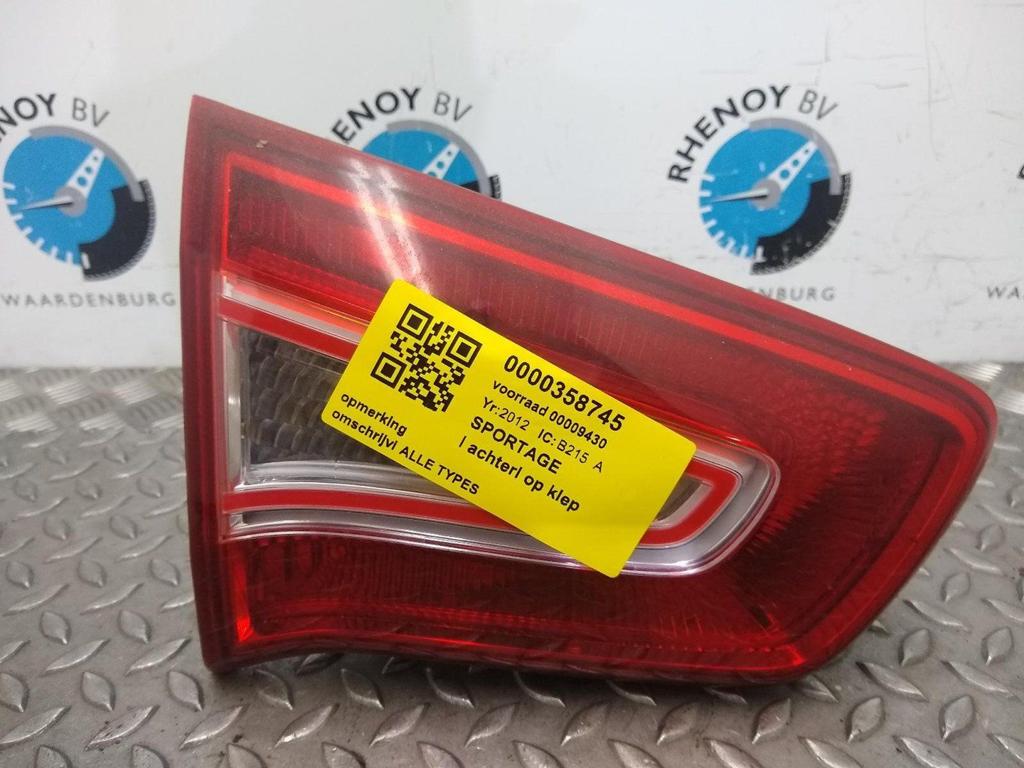 KIA SPORTAGE ACHTERLICHT L 2012, Ophalen of Verzenden, Gebruikt, Stiba lid