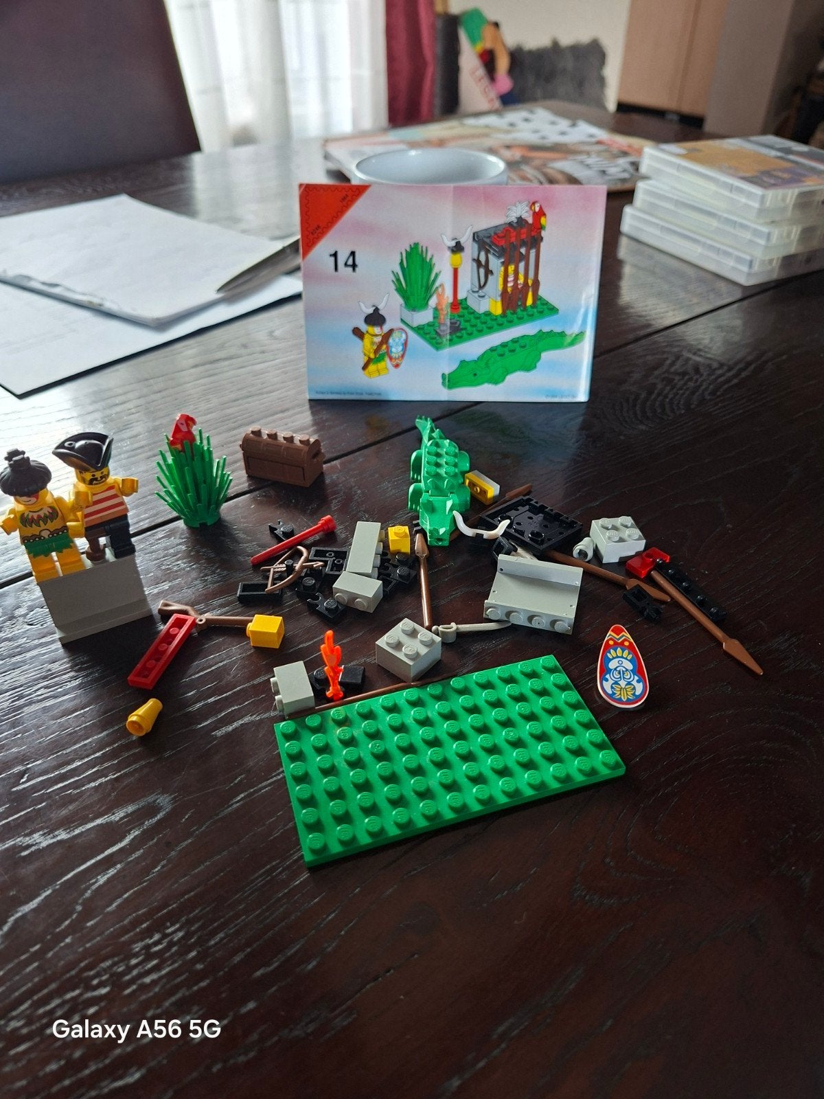 legosystem crocodile cage uit pirates islanders nr 6246, Gebruikt, Lego, Ophalen of Verzenden, Inclusief instructies