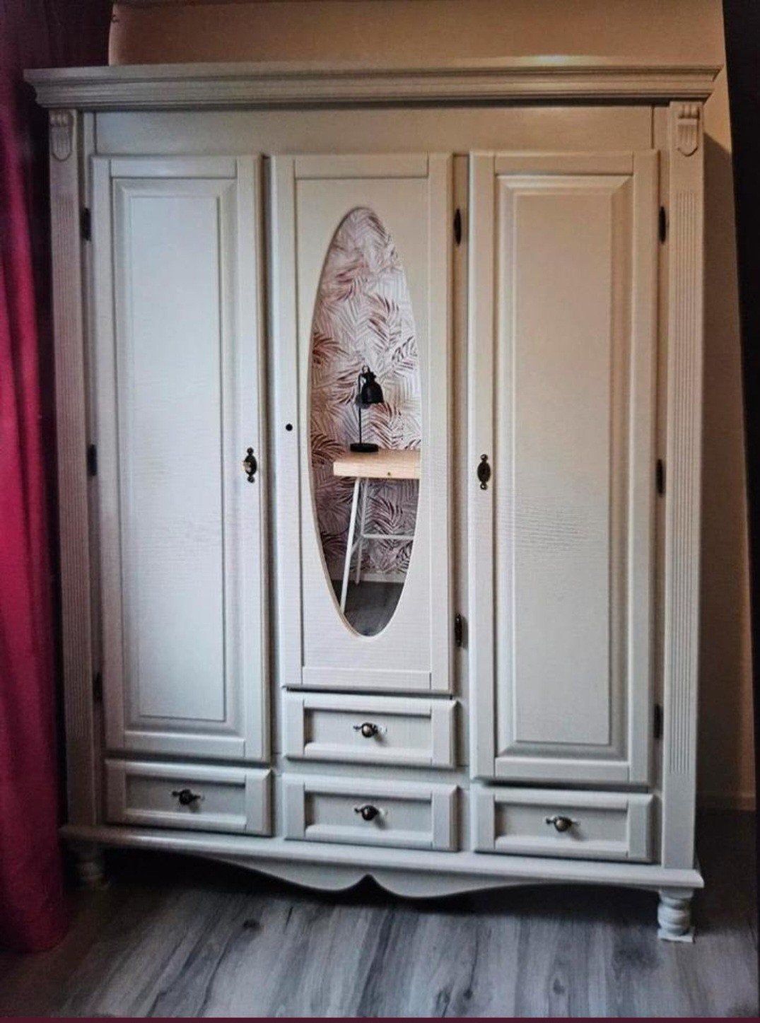 Kast demontabel taupe, Huis en Inrichting, Kasten | Kledingkasten, Gebruikt, 200 cm of meer, 25 tot 50 cm, Ophalen