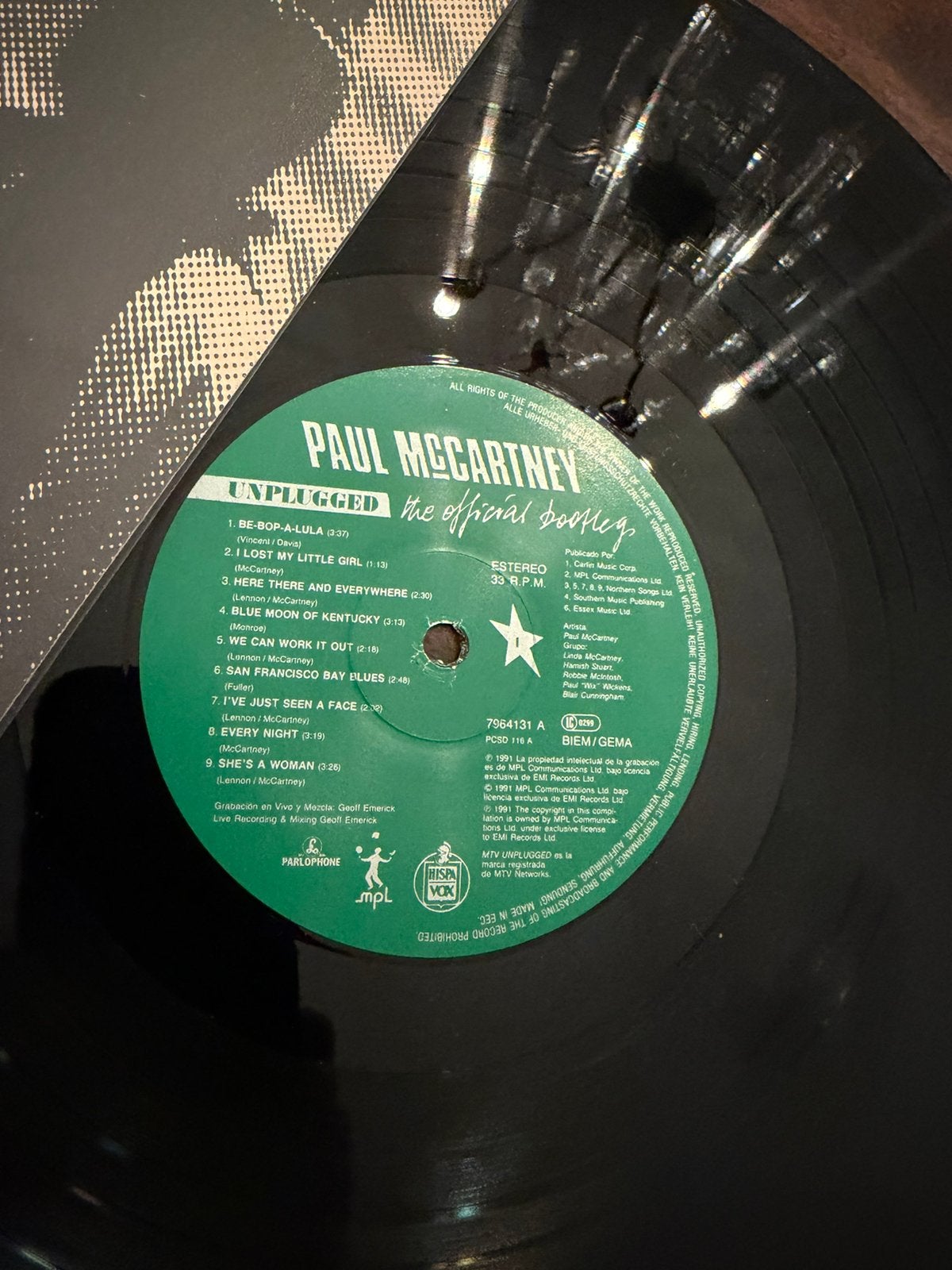 Paul McCartney - Unplugged (The Official Bootleg) LP - Nieuw, 1990 - 1999, Originele persing, Ophalen of Verzenden, Zo goed als nieuw