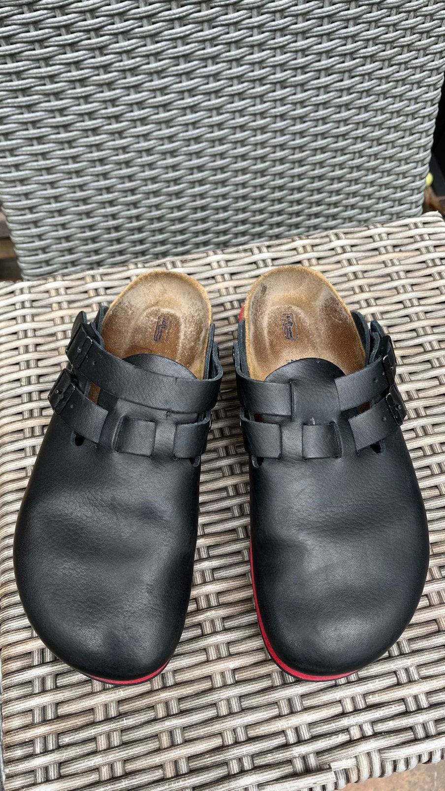 Birkenstock Boston Leer maat 40, Kleding | Heren, Schoenen, Sandalen, Zwart, Ophalen of Verzenden, Gedragen