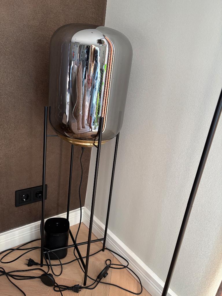 Lamp, Ophalen, Zo goed als nieuw, Glas, Minder dan 100 cm