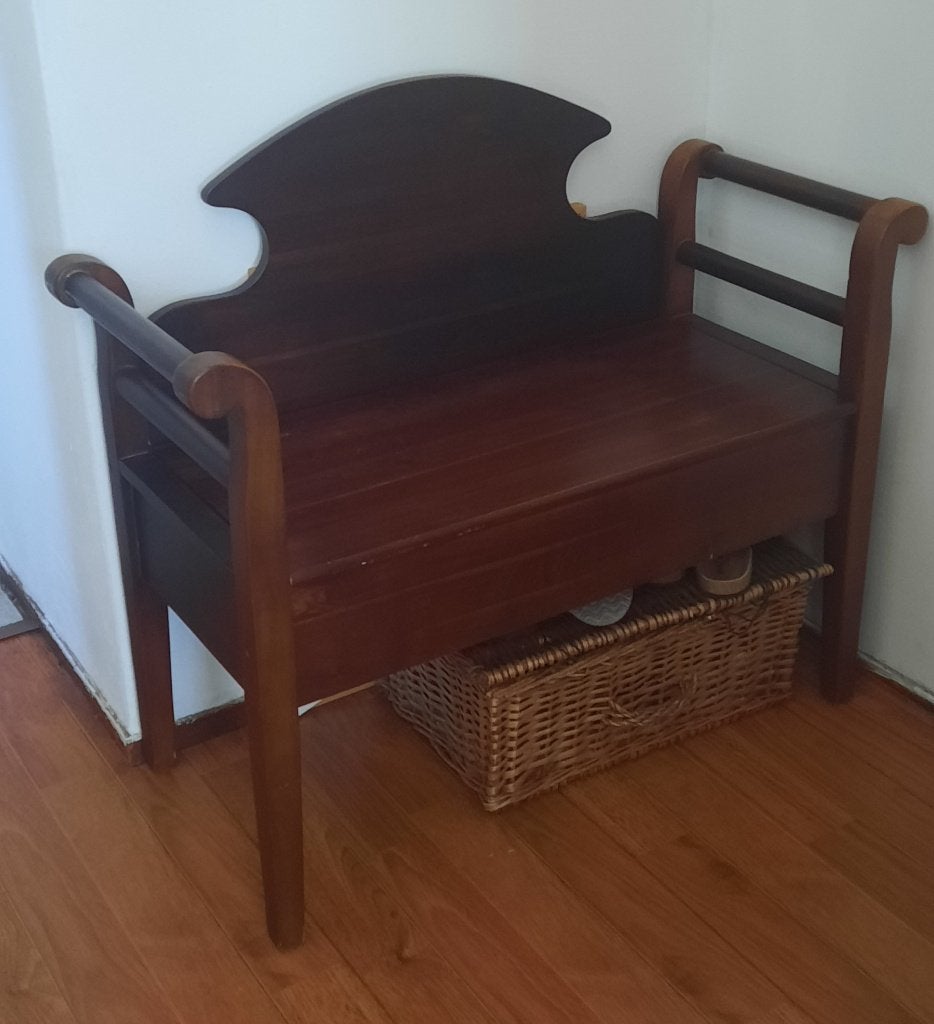 Bankje met opbergruimte, Antiek en Kunst, Antiek | Meubels | Stoelen en Banken, Ophalen