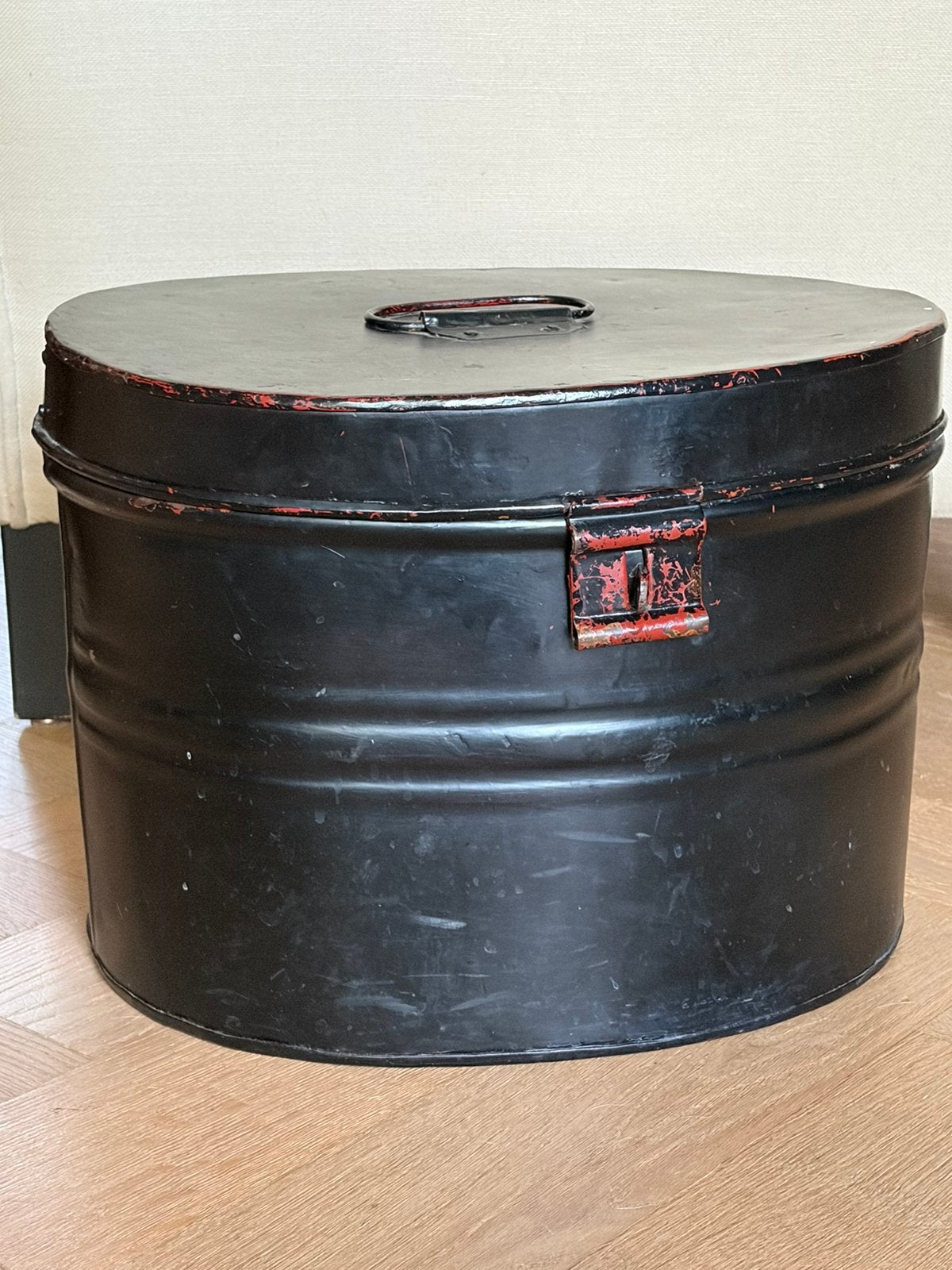 Mooie grote antieke Engelse hoedendoos, Ophalen of Verzenden