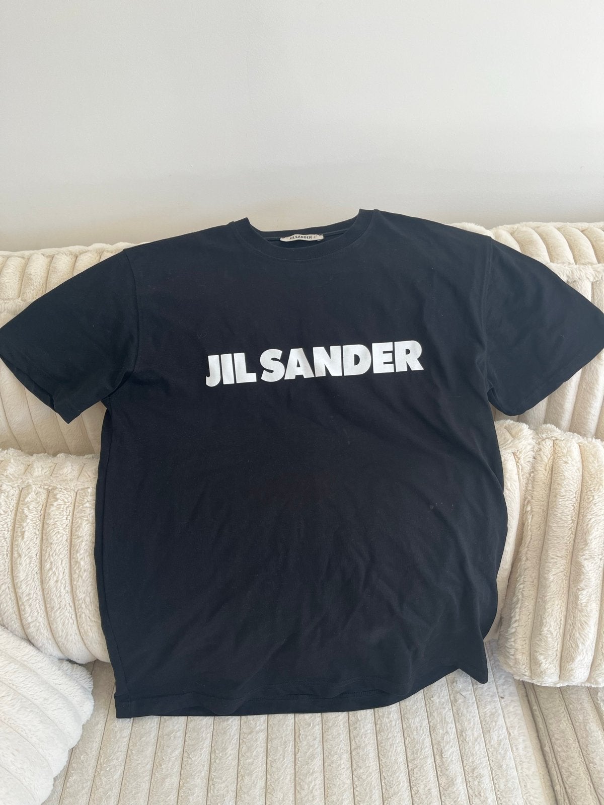 Jil Sander T-shirt - Maat L, Ophalen of Verzenden, Maat 42/44 (L), Zwart, Korte mouw