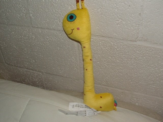 IKEA GIRAFFE SAGOTKATT VELOURS GEEL MET LANGE NEK EN, Ophalen of Verzenden, Nieuw, Overige typen