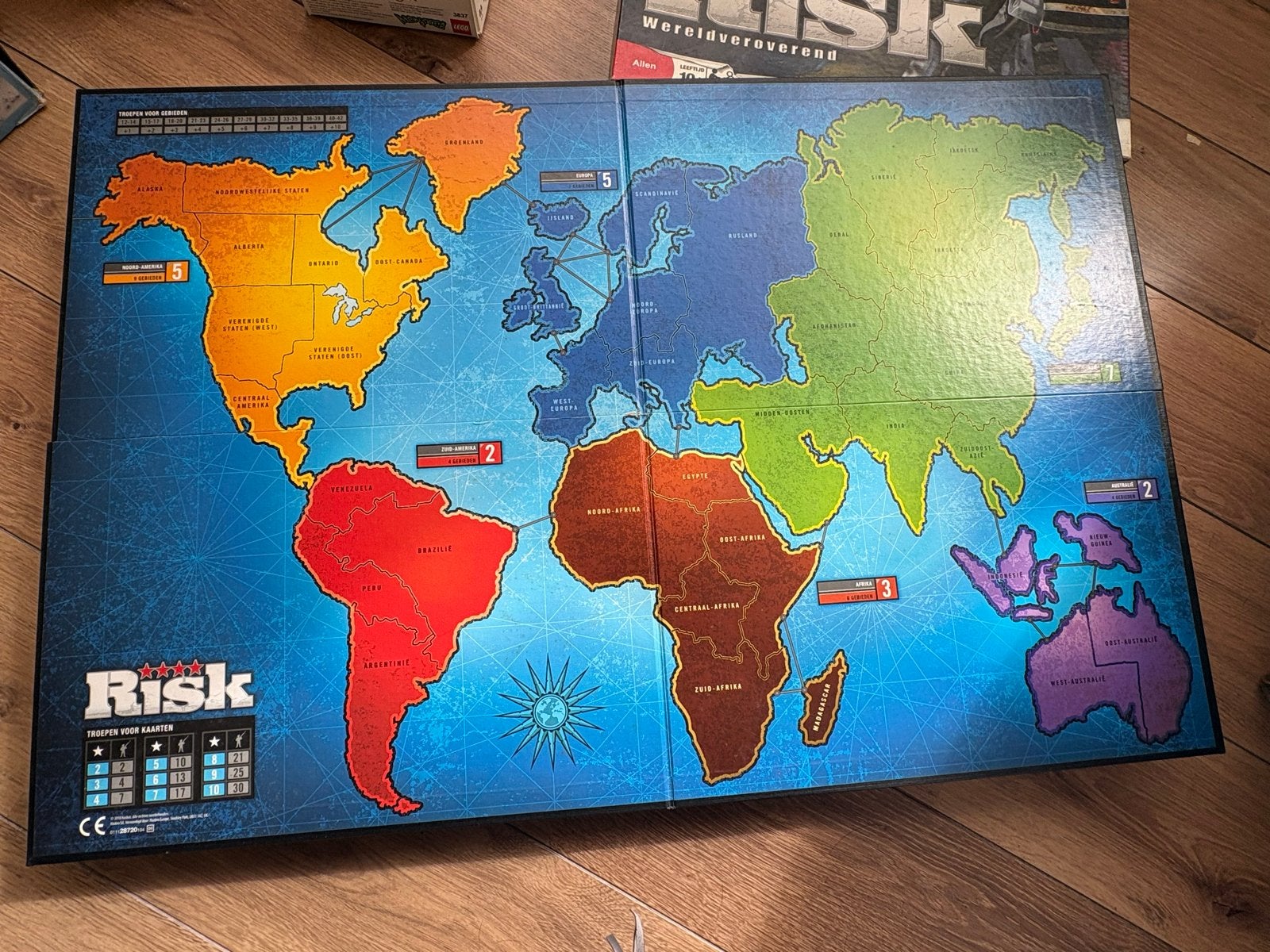Risk Werelddominatie Bordspel., Drie of vier spelers, Ophalen of Verzenden, Zo goed als nieuw