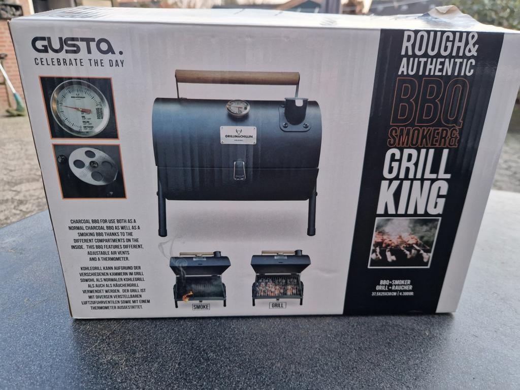 Gusta BBQ Smoker & Grill King, Ophalen