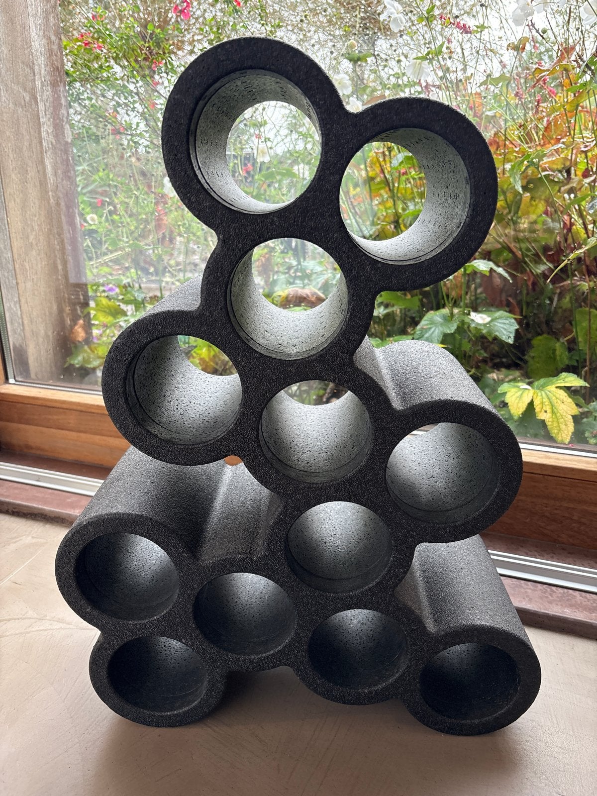 Design wijnrek 'Wine Rack' van Koziol - Zwart, 50 – 75, Kunststof, 5 tot 15 flessen, Ophalen of Verzenden