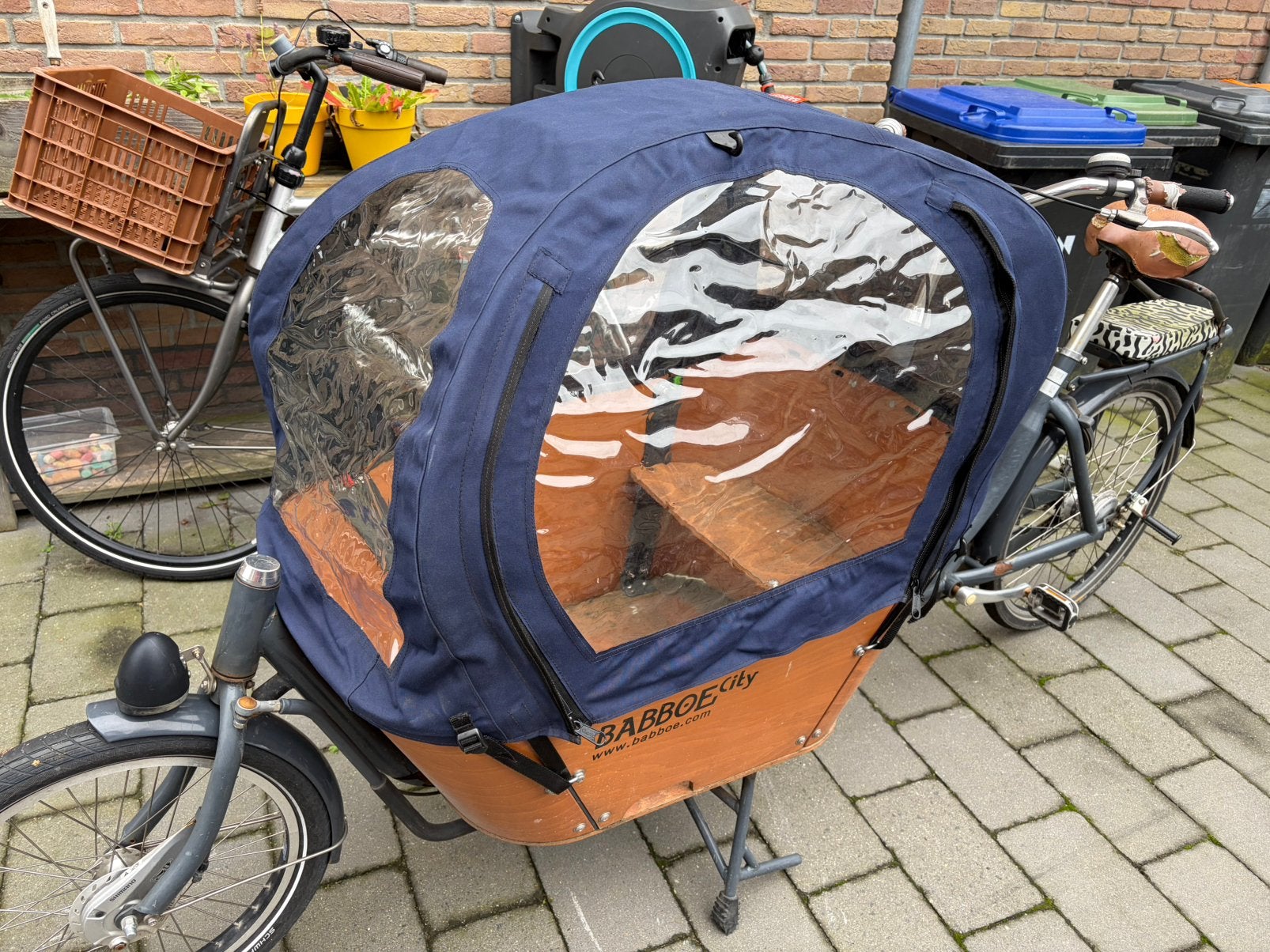 Babboe city regenhuif, Ophalen, Zo goed als nieuw, 1 kind, Huif