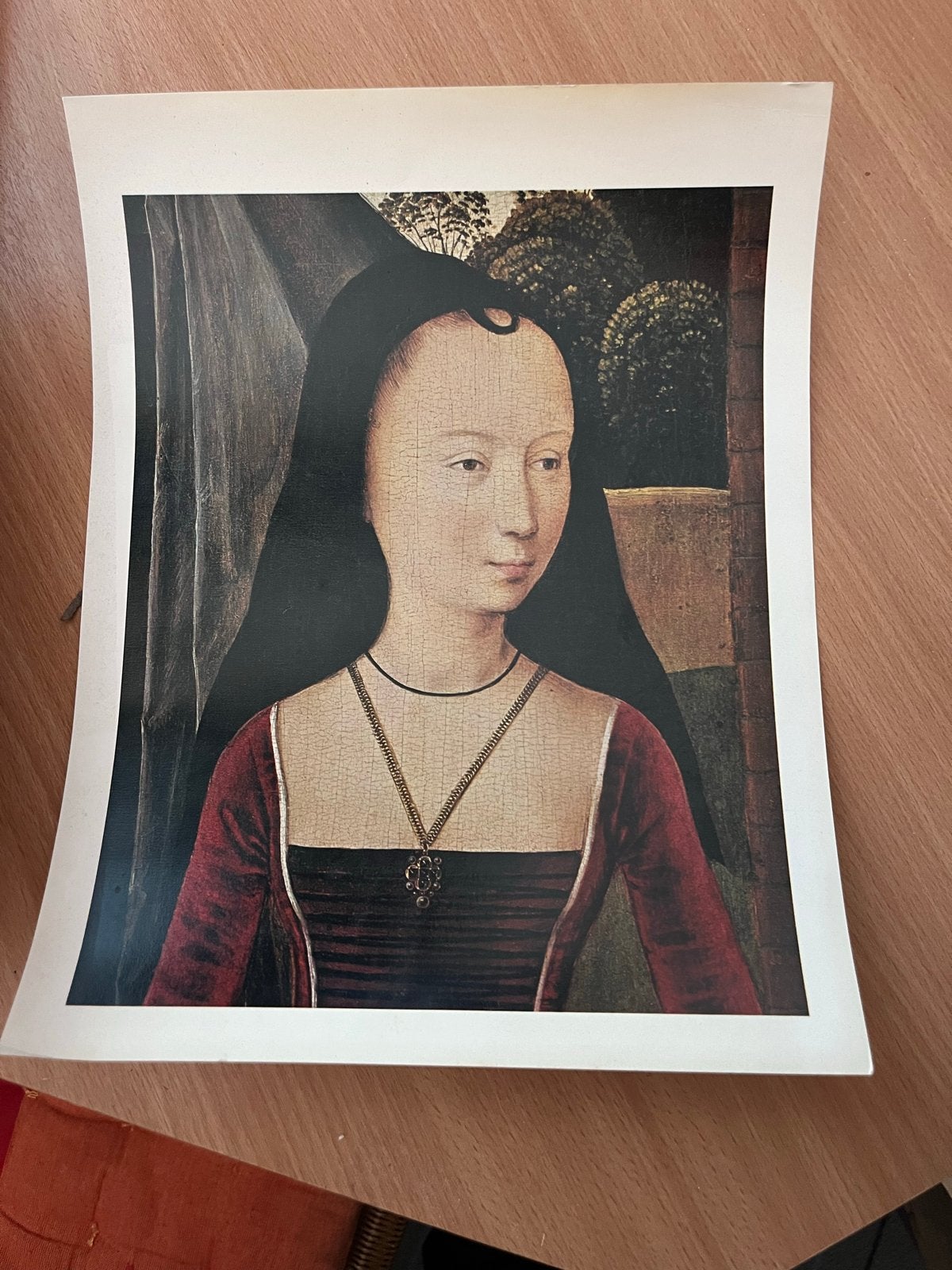 Hans Memling - Dame mit Nelke (Reproductie), Verzenden