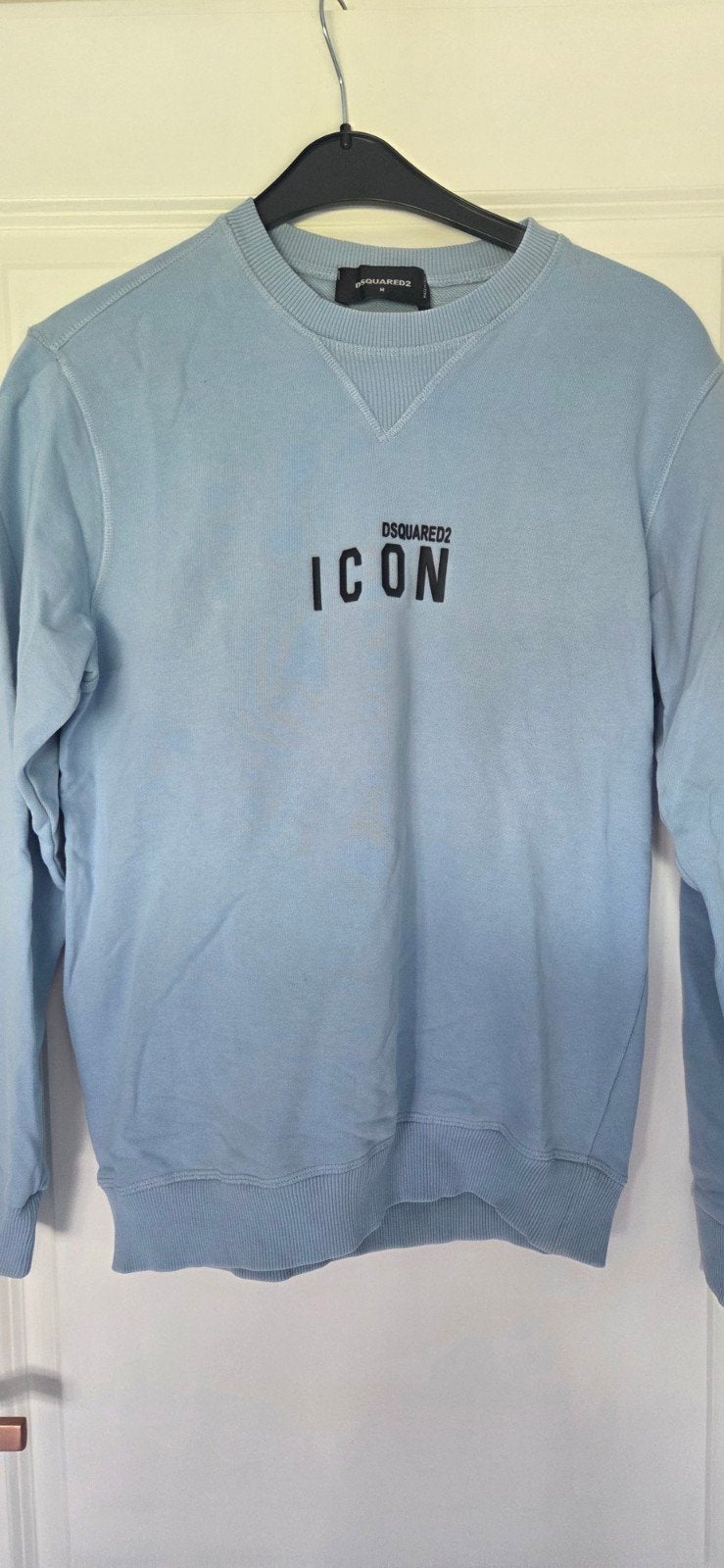 Dsquared2 Icon Blauwe Trui Maat M, Dsquared2, Ophalen of Verzenden, Gedragen, Maat 48/50 (M)