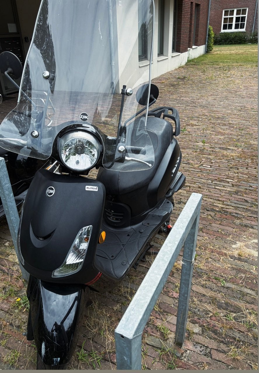 Scooter SYM Fiddle II Mat Zwart, Fietsen en Brommers, Ophalen, Gebruikt, Maximaal 45 km/u, Benzine