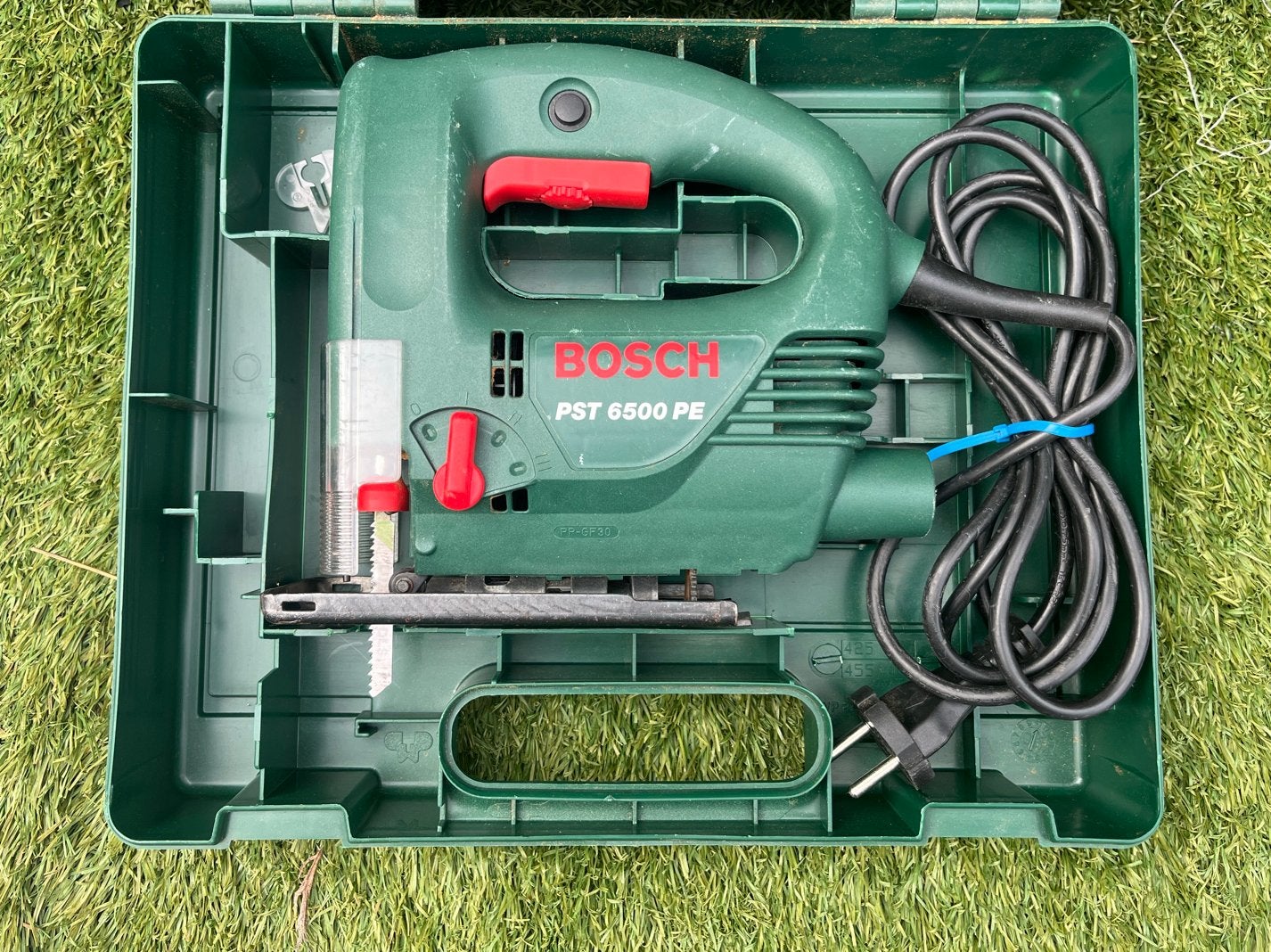 Bosch PST 6500 PE Decoupeerzaag in Koffer, Gebruikt, Decoupeerzaag, Ophalen of Verzenden, 30 tot 70 mm