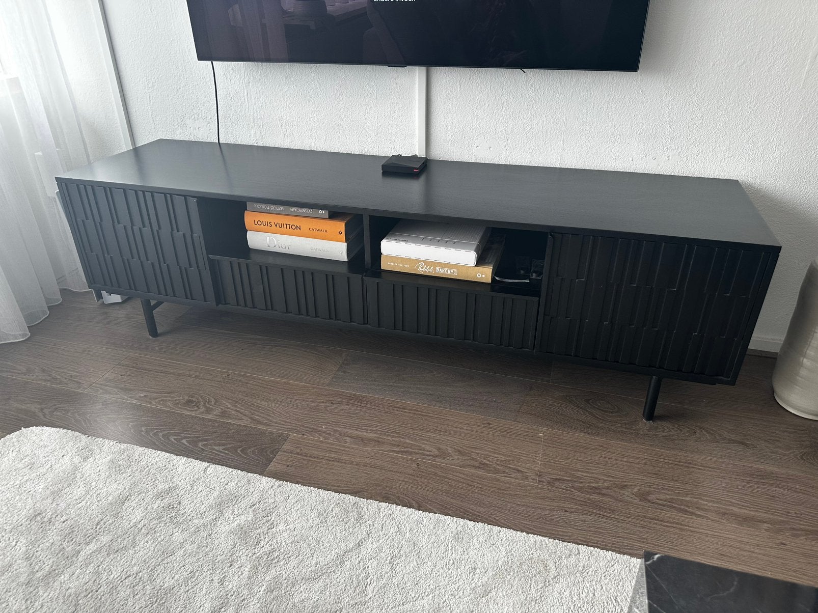 Tv meubel | B175 x D45 x H50 cm, Ophalen, 150 tot 200 cm, Zo goed als nieuw, Minder dan 100 cm