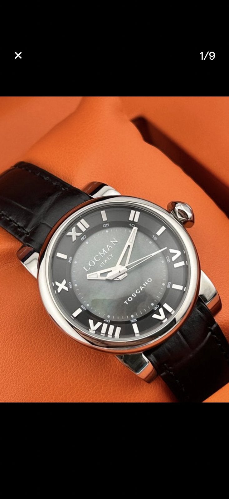 LOCMAN horloge nieuw in doos, Overige merken, Leer, Staal, Polshorloge