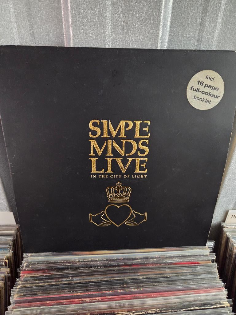 Vinyl 2lp SIMPLE MINDS: LIVE, Cd's en Dvd's, Vinyl | Pop, Originele persing, Ophalen of Verzenden, Gebruikt, 12 inch