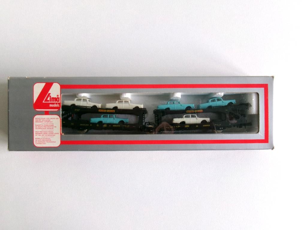 Lima N 320792 Autotransportwagon (in ovp), Gelijkstroom, Wagon, Ophalen of Verzenden, Zo goed als nieuw